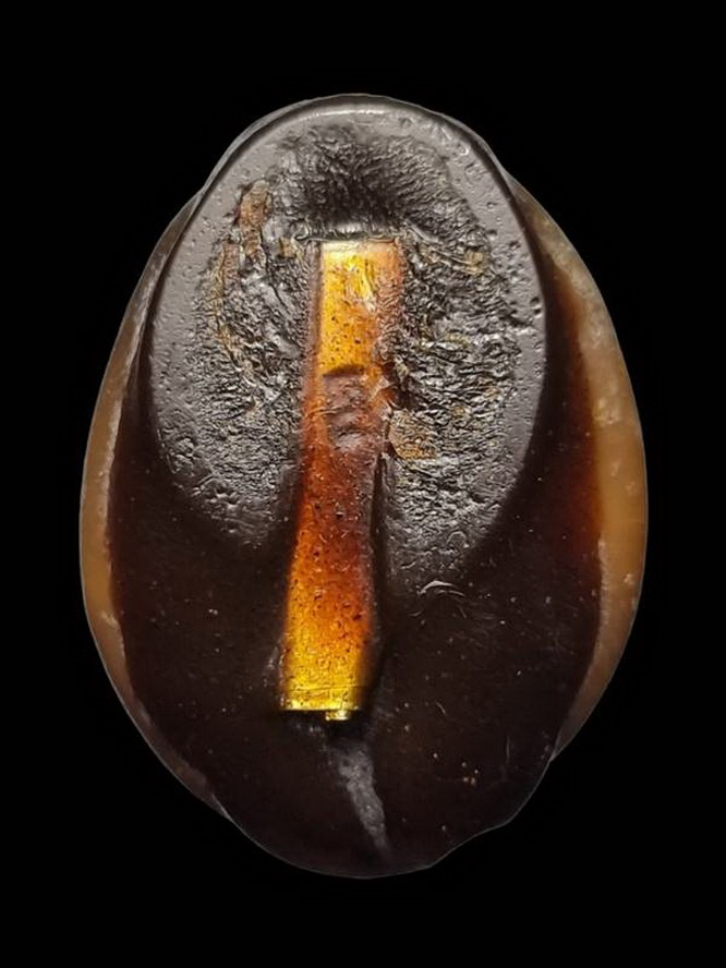 เบี้ยแก้ หลวงพ่อเกษม เขมโก สุสานไตรลักษณ์ รุ่นสุริยุปราคา พ.ศ.2538 รุ่นแรกและรุ่นเดียว (2))