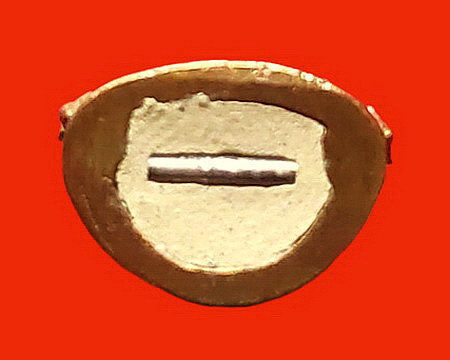 หนุมานอธิษฐานฤทธิ์ หลวงพ่อสนองชาติ วัดเย็นสนิทธรรมาราม เนื้อทองแดงนอก อุดมวลสารตะกรุดเงิน