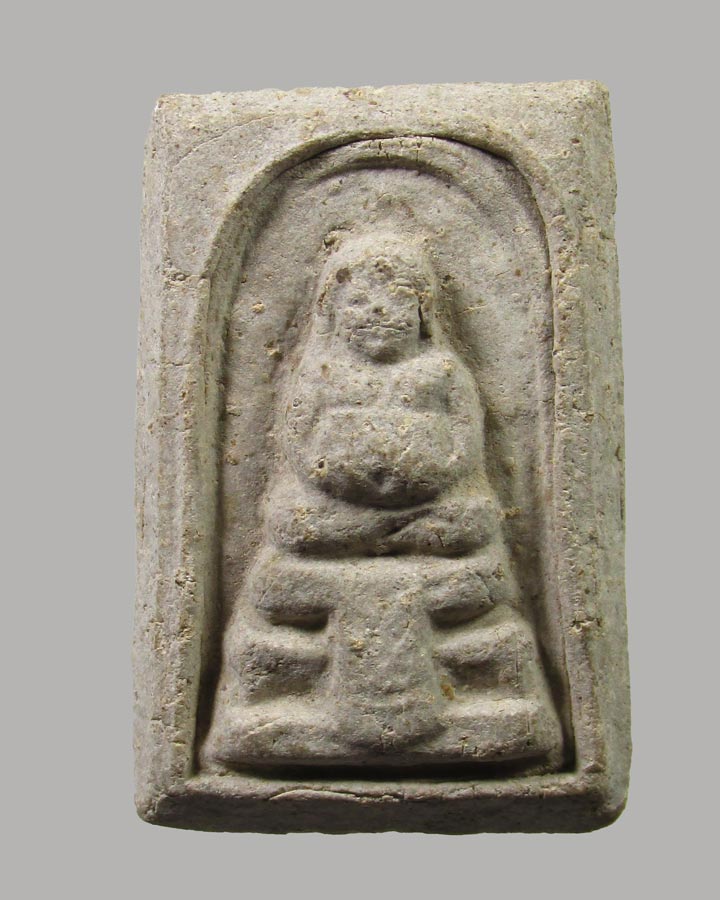 พระผงสังฆจายรุ่นไหเเตก วัดเสาธงหิน จ.นนทบุรี ปี2513