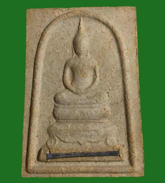 สมเด็จรุ่นแซยิด หลวงพ่อสมควร วัดนิมมานรดี หลังยันต์ ฝังตระกรุด1ดอก พร้อมกล่องเดิม