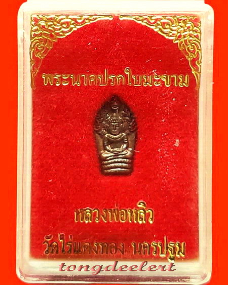 พระนาคปรกใบมะขาม หลวงปู่หลิว วัดไร่แตงทอง รุ่นแรก ปี 2535 สวยมากค่ะ