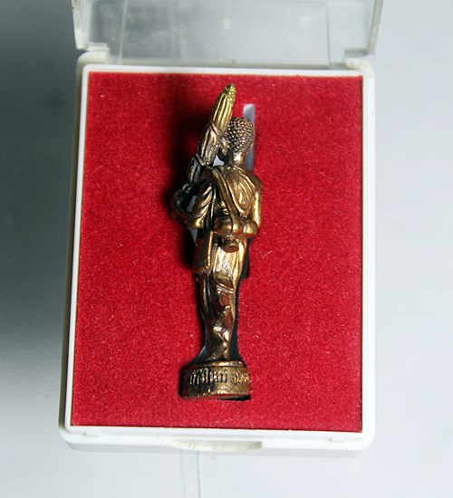 E732พระสิวลีมหาลาภ หลวงพ่อจันมี อนาลโย วัดป่าแก้งใหม่  จ.หนองคาย พร้อมกล่องเดิมๆ 