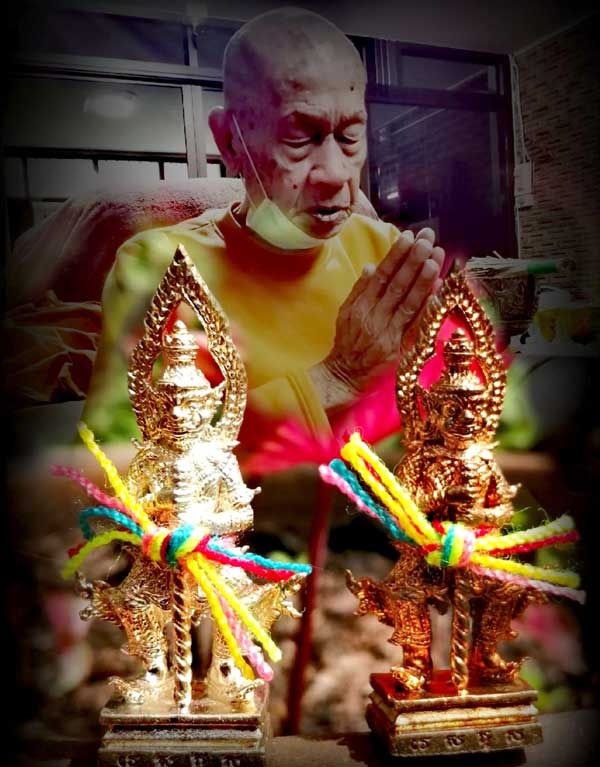 ท้าวเวสสุวรรณ หลวงปู่นิ่ม วัดพุทธมงคล สุพรรณบุรี