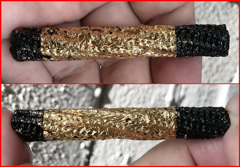 วัดใจ ตะกรุดดำ หลวงพ่อจำลอง วัดเจดีย์แดง จ.อยุธยา  ยาว 3 นิ้ว สภาพสวย หายาก #1