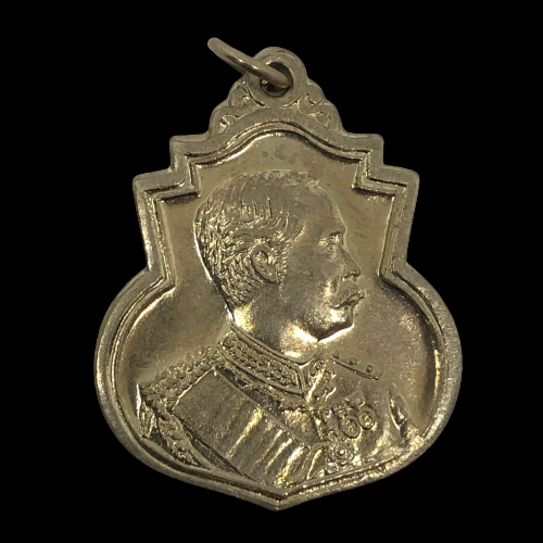 เหรียญ ร.5 หันข้าง ที่ระลึกสร้างอาคารมหาวิทยาลัยมหาจุฬาลงกรณ์ราชวิทยาลัย ม.จ.ร. พ.ศ.2