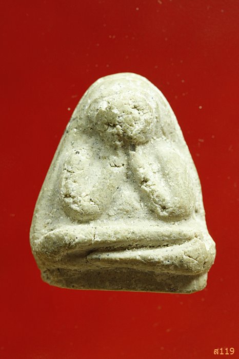 พระปิดตา พระอาจารย์เชื้อ หนูเพชร วัดสะพานสูง ผสมผงเก่าบางขุนพรหม