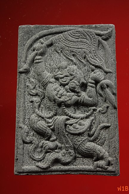 หนุมานเชิญธง ไหว้ครู 53 หลวงพ่อฟู วัดบางสมัคร ปี 2553 ตะกรุดคู่ชีวิต พร้อมซองเดิม..../14-3798