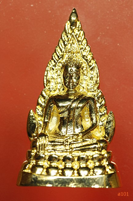 รูปหล่อพระพุทธชินราช อินโดจีน วัดใหม่ทรายมูล อ.วังทอง จ.พิษณุโลก พร้อมกล่องเดิม