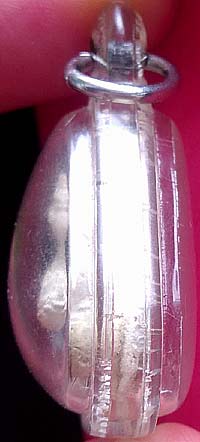 *พระสังกัจจายน์ พิมพ์กลาง หลังเรียบ เนื้อขาวผงบางขุนพรหม วัดประสาทบุญญาวาส ปี๒๕๐๖*