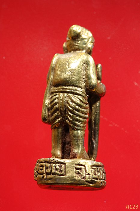 รูปหล่อตาชูชก เทพประทานพระ วัดโตนดเตี้ย อยุธยา พร้อมกล่องเดิม