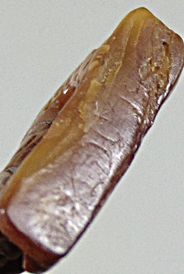 สิงห์หลวงพ่อเดิม วัดหนองโพ ( 1.5 *1 ซม) มีจาร