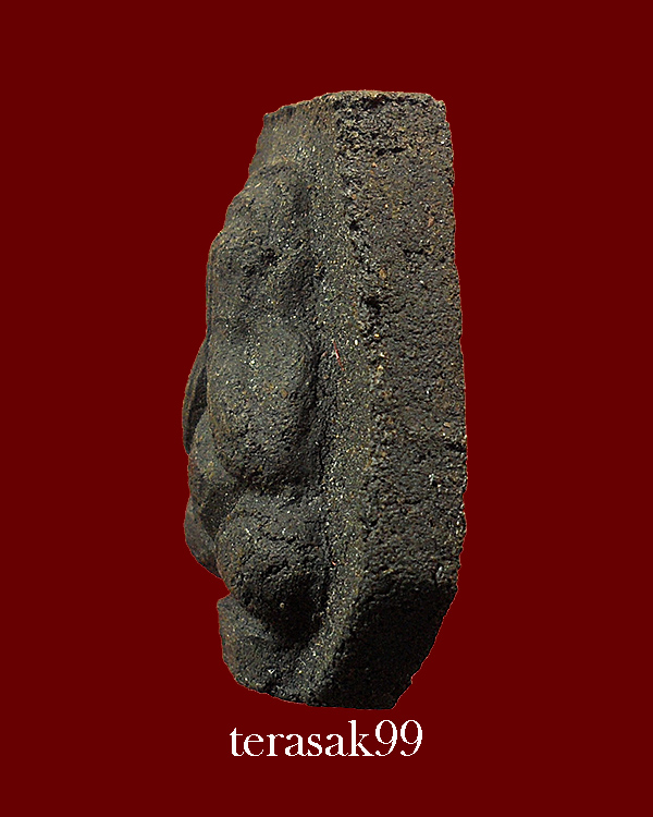 พระปิดตาหกเหลี่ยม หลัง๘๐ เนื้อผงคลุกรัก พระอาจารย์แฟ้ม วัดป่า ชลบุรี