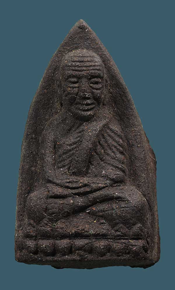 หลวงปู่ทวด วัดห้วยมงคล หลัง สก. พิมพิ์ใหญ่ เนื้อว่าน ปี 2544 พร้อมกล่อง