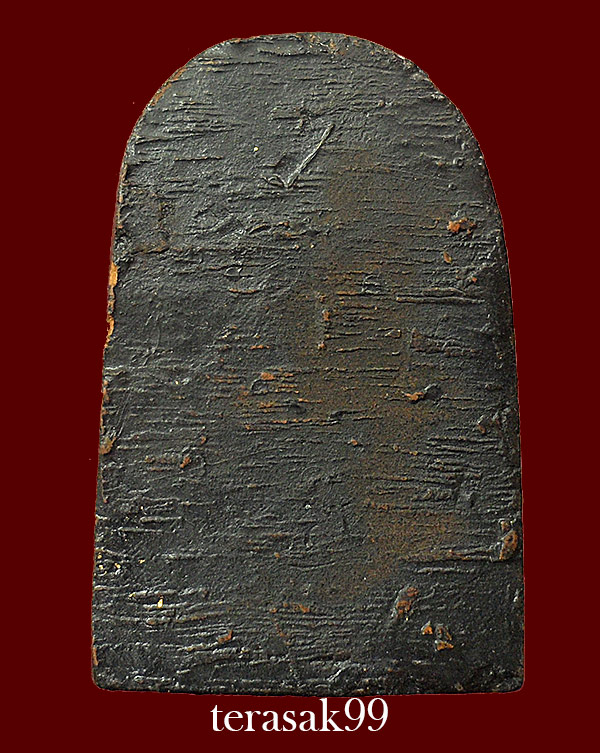 พระพิมพ์ฐานผ้าทิพย์ เนื้อดินลงรักปิดทอง หลวงพ่อจวน วัดไก่เตี้ย สุพรรณบุรี ราคาเบาๆ(2)