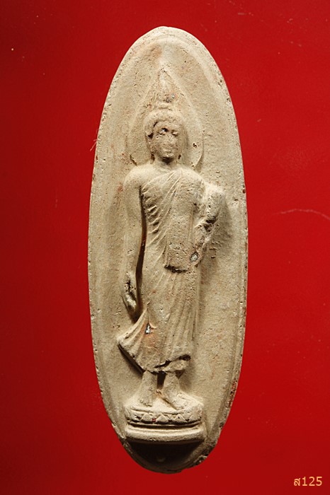 พระพุทธ 25 ศตวรรษ เนื้อดิน พิมพ์นิยม บล็อกสามเดือย หายากมาก...../166