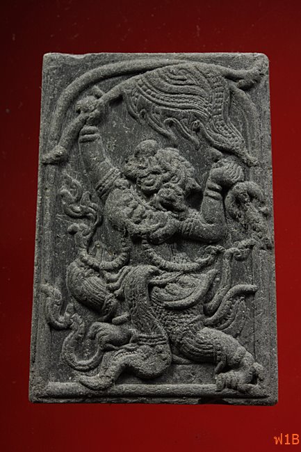 หนุมานเชิญธง ไหว้ครู 53 หลวงพ่อฟู วัดบางสมัคร ปี 2553 ตะกรุดคู่ชีวิต พร้อมซองเดิม..../26-3835