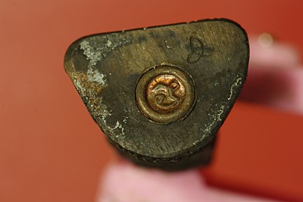 รูปหล่อหลวงพ่อบุญ วัดบ้านนา ปี 2535 เนื้อนวะ พร้อมกล่องเดิม