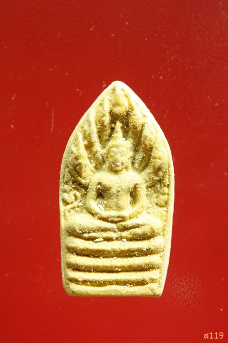 พระปรกใบมะขาม หลวงพ่อทองกลึง วัดเจดีย์หอย จ.ปทุมธานี