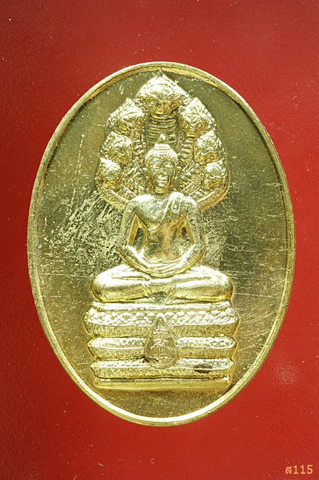เหรียญนาคปรก สมติงสบารมี สมเด็จพระสังฆราช วัดบวร ปี 53 พร้อมกล่องเดิม...../480
