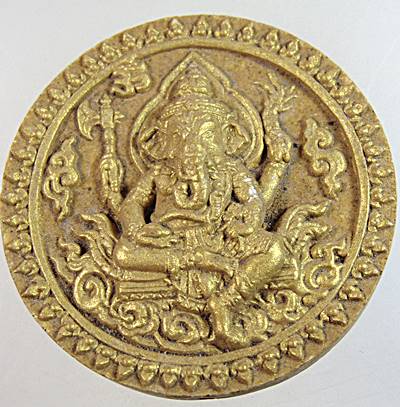 ๒๐ พระพิฆเนศ จันทร์ลอย  เนื้อผง