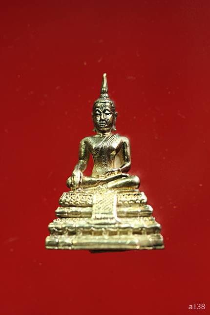 รูปหล่อพระมงคลบพิตร มูลนิธิพระมงคลบพิตร อยุธยา เนื้อเงิน กล่องเดิม สภาพสวยแชมป์