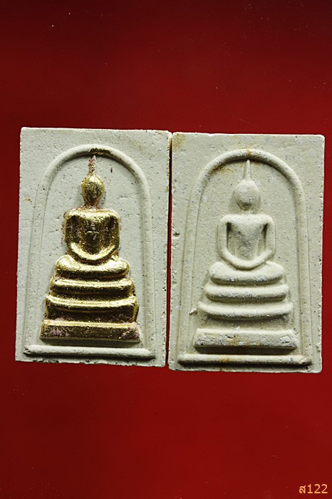 สมเด็จ 99 ปี หลวงปู่บุดดา ถาวโร สิงห์บุรี สวยๆ1ชุด 2 องค์...../55