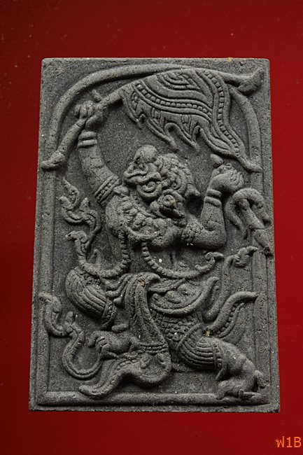 หนุมานเชิญธง ไหว้ครู 53 หลวงพ่อฟู วัดบางสมัคร ปี 2553 ตะกรุดคู่ชีวิต พร้อมซองเดิม..../3-3762