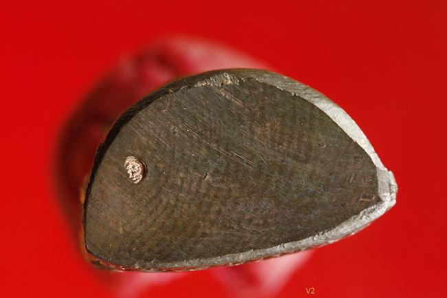 รูปเหมือนปั๊มรุ่นแรกเทพประทานพร หลวงพ่อคูณ เนื้อนวโลหะ ปี36 คอไม่ราน กล่องเดิม .../2