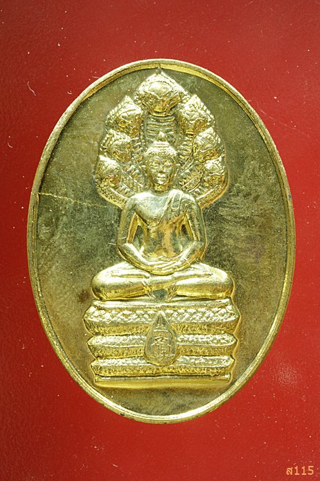 เหรียญนาคปรก สมติงสบารมี สมเด็จพระสังฆราช วัดบวร ปี 53 พร้อมกล่องเดิม...../434