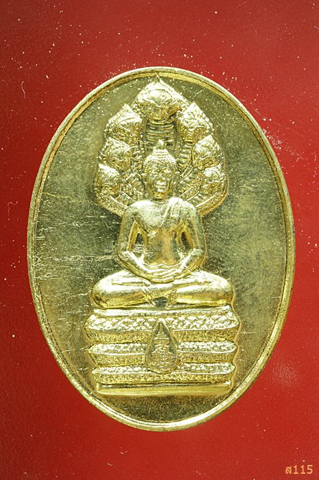 เหรียญนาคปรก สมติงสบารมี สมเด็จพระสังฆราช วัดบวร ปี 53 พร้อมกล่องเดิม...../458