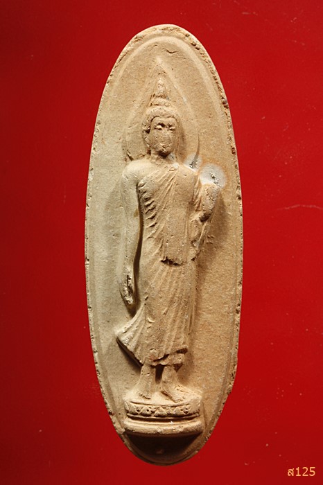 พระพุทธ 25 ศตวรรษ เนื้อดินสี พิมพ์นิยม บล็อก 3 เดือย หายากมาก...../158