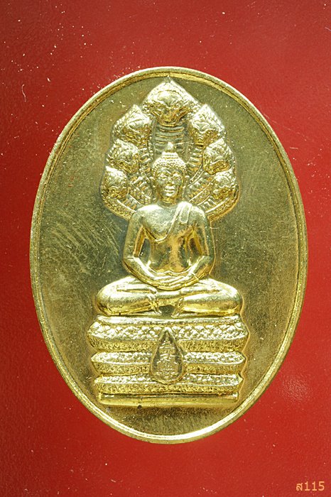 เหรียญนาคปรก สมติงสบารมี สมเด็จพระสังฆราช วัดบวร ปี 53 พร้อมกล่องเดิม...../460