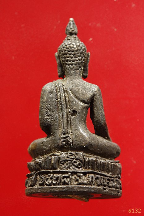 รูปหล่อพระพุทธ วัดเกาะเจริญสุขาราม กาญจนบุรี ปี38 