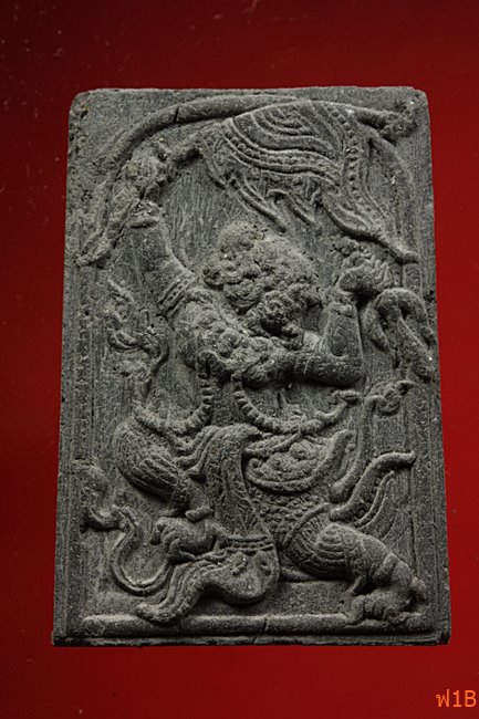 หนุมานเชิญธง ไหว้ครู 53 หลวงพ่อฟู วัดบางสมัคร ปี 2553 ตะกรุดคู่ชีวิต พร้อมซองเดิม..../8-3780