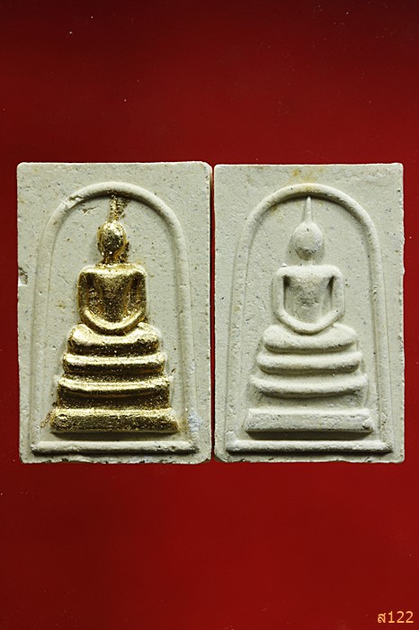 สมเด็จ 99 ปี หลวงปู่บุดดา ถาวโร สิงห์บุรี สวยๆ1ชุด 2 องค์...../53