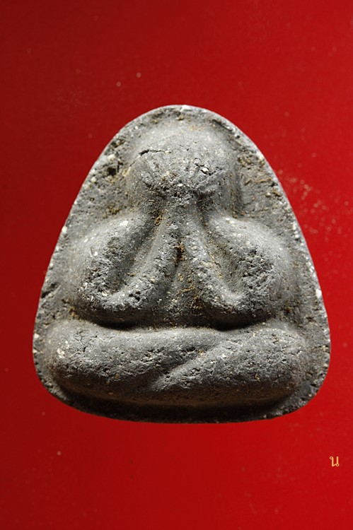 พระปิดตา ยันต์เสาร์ห้ากลับ (กลับร้ายเป็นดี) หลวงปู่นาค วัดระฆัง ปี 2500 ผสมผงเก่า-มวลสารชัด..../973