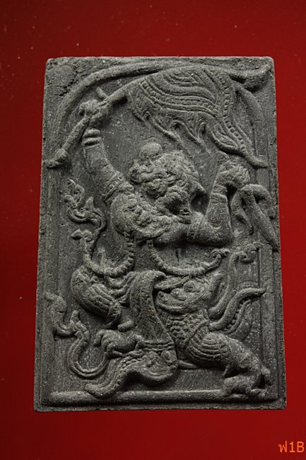 หนุมานเชิญธง ไหว้ครู 53 หลวงพ่อฟู วัดบางสมัคร ปี 2553 ตะกรุดคู่ชีวิต พร้อมซองเดิม..../4-3765