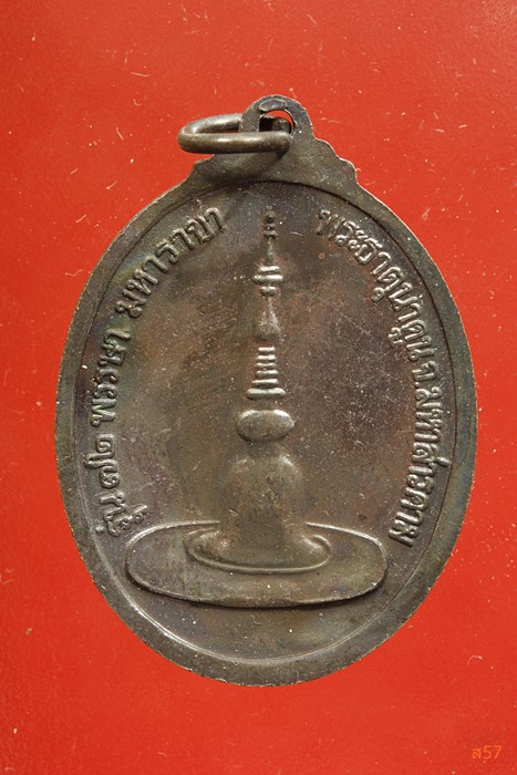 เหรียญพระนาคปรก นครจัมปาศรี หลังพระธาตุนาดูน จ.มหาสารคาม