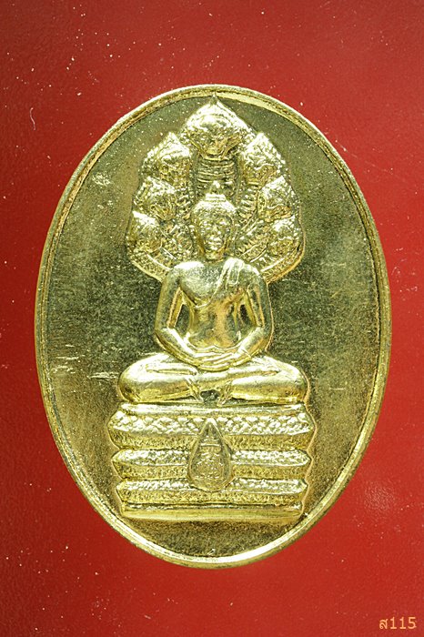 เหรียญนาคปรก สมติงสบารมี สมเด็จพระสังฆราช วัดบวร ปี 53 พร้อมกล่องเดิม...../446
