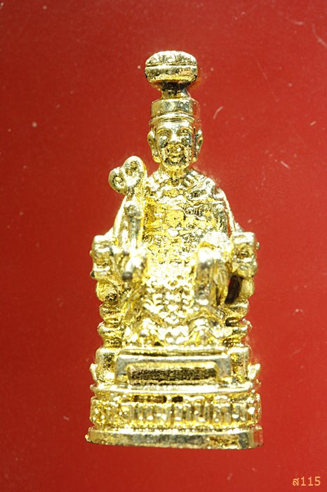 รูปหล่อเจ้าแม่ทับทิม สะพานเหลือง กรุงเทพ ปี 2536 พร้อมกล่องเดิม...../377