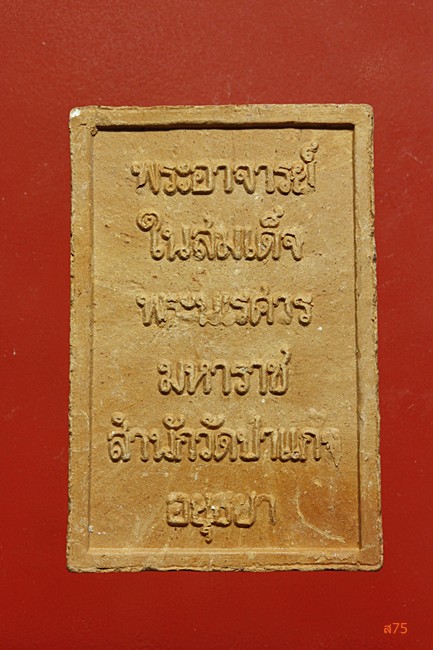 พระผงสมเด็จพระพนรัตน์ วัดป่าแก้ว จ.อยุธยา