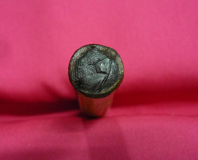 ตะกรุดไม้ไผ่รวกอุดผงว่าน ยุคแรก 4นิ้ว จารมือ หลวงปู่สาย วัดดอนกระต่ายทอง อ่างทอง 