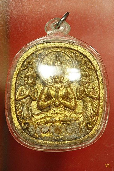 ขุนแผนกุมารแก้วกุมารเทพ เนื้ออังคารธาตุ ทาทอง หลวงปู่ชื่น ติคญาโณ วัดตาอี จ.บุรีรัมย์