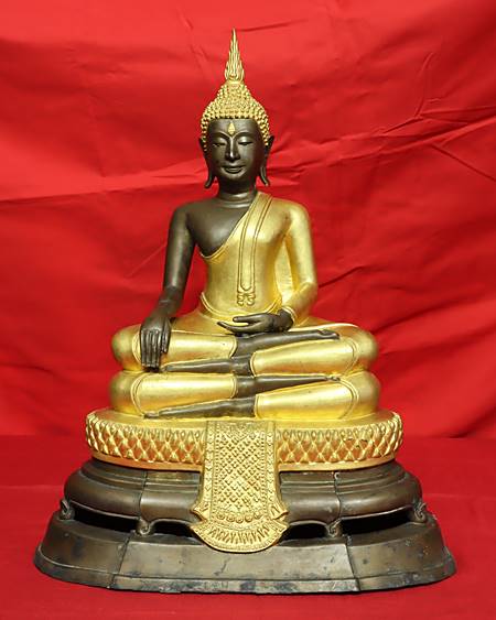 พระบูชาหลวงพ่อสี่เข่า หน้าตัก 9 นิ้ว ปี 251X หลวงปู่โต๊ะ ร่วมปลุกเสก