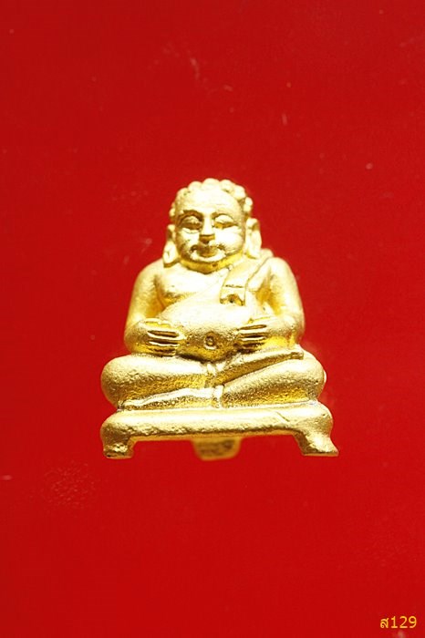 รูปหล่อพระสังกัจจาย์มหาลาภ วัดเพชรสมุทรวรวิหาร จ.สมุทรสงคราม พร้อมกล่องเดิม