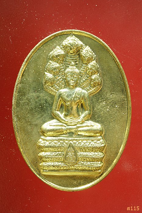 เหรียญนาคปรก สมติงสบารมี สมเด็จพระสังฆราช วัดบวร ปี 53 พร้อมกล่องเดิม...../454
