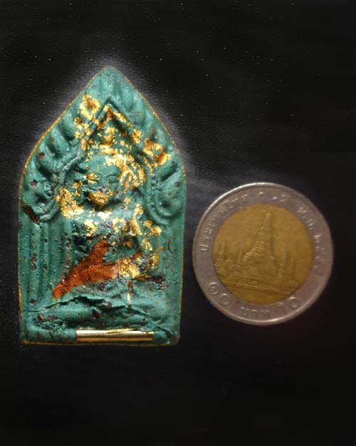  พระขุนแผนเนื้อเขียวเหนี่ยวทรัพย์ หลวงปู่ลี วัดภูผาแดง จังหวัดอุดรธานี 