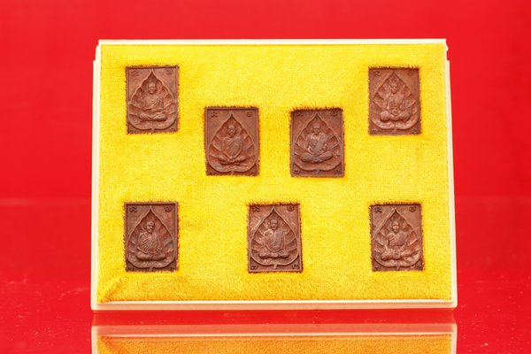 พระชุดวัดโพธิ์เรียง รุ่น 7 มหาปรมาจารย์ (1 ชุด 7 องคฺ์)