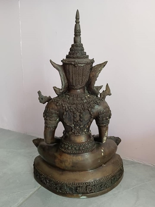 พระบูชาพระจักรพรรดิ วัดป่าวังน้ำเย็น จ.มหาสารคาม หน้าตัก9นิ้ว สภาพสวยเดิม