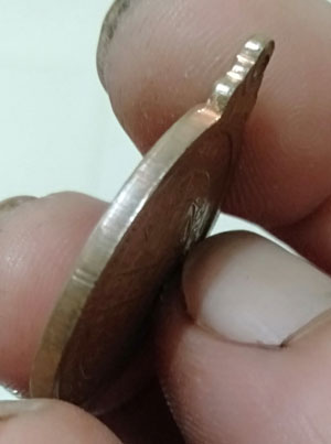 เหรียญกลมกลาง หลวงปู่โต๊ะ  วัดประดู่ฉิมพลี ปี 2512